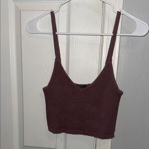 Wild Fable Ribbed Knit Camisole - Brown